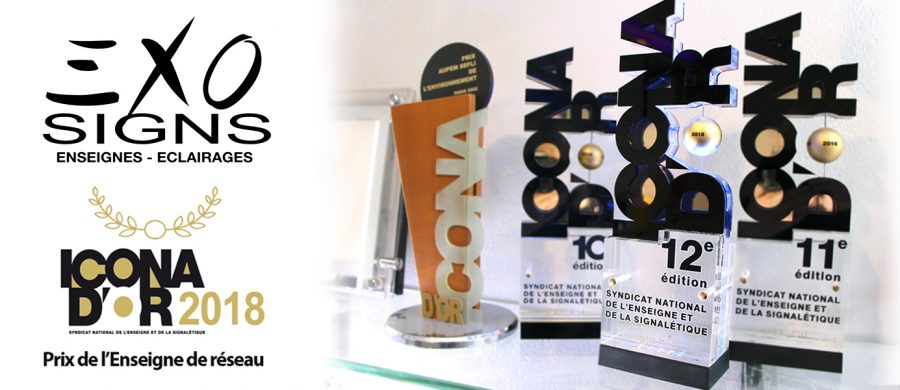 Les Trophées Icona d'Exo Signs