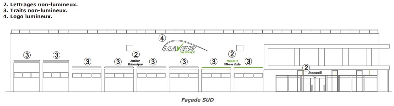 Facade Sud Mayeur Car Service