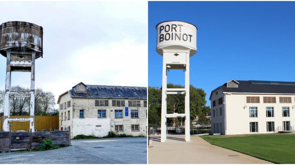 Port Boinot avant/après