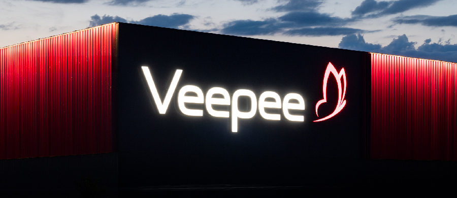 Enseigne lumineuse Veepee La Boisse