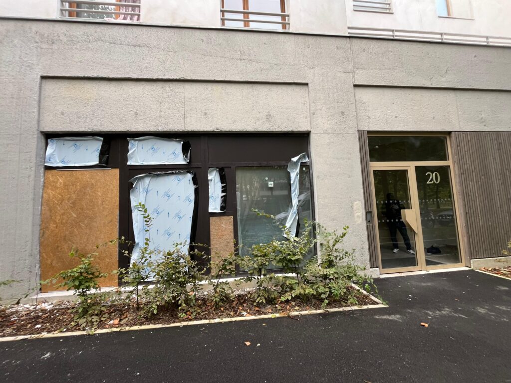 Agence Crédit Agricole de Montévrain en travaux