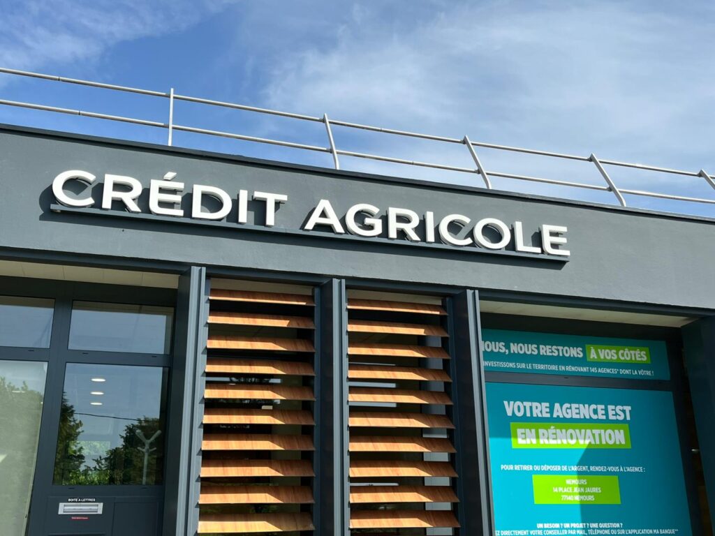 Enseignes Crédit Agricole St Pierre les Nemours