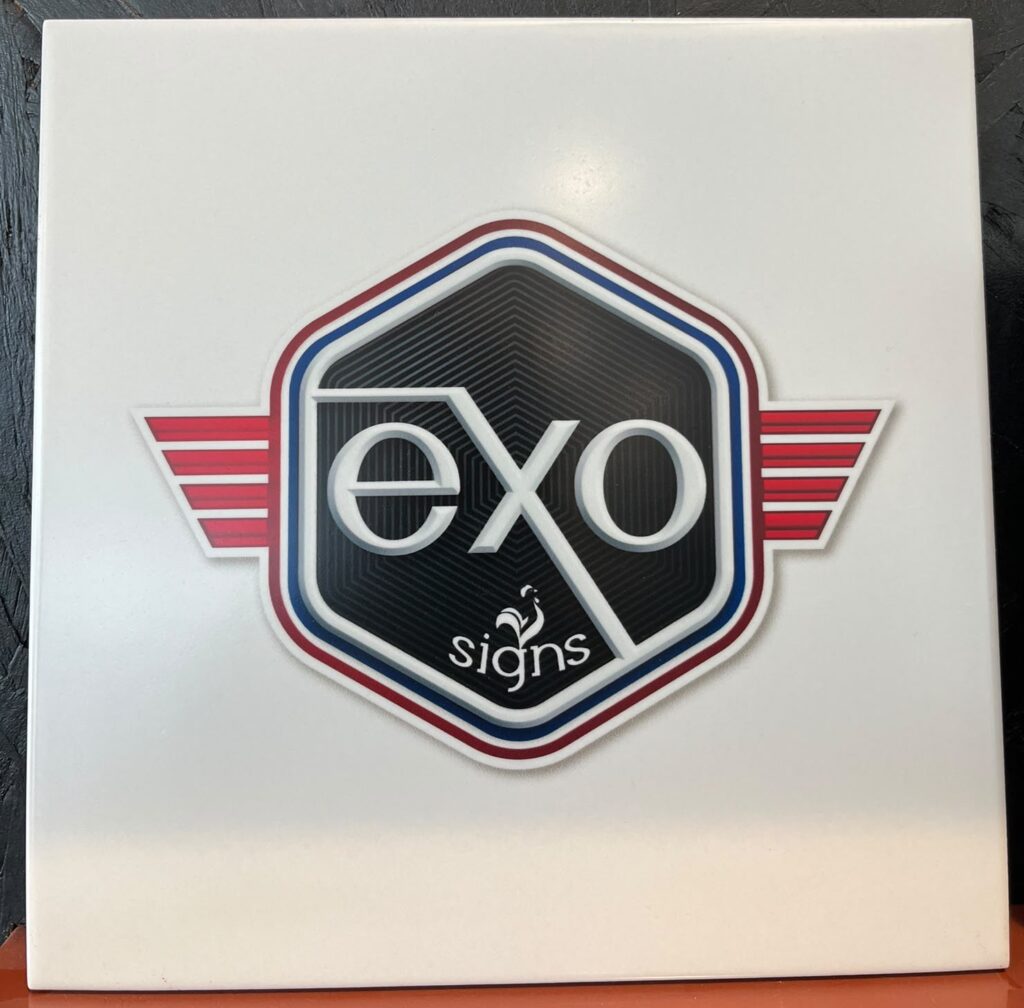 Direct Print sur carrelage Exo Signs